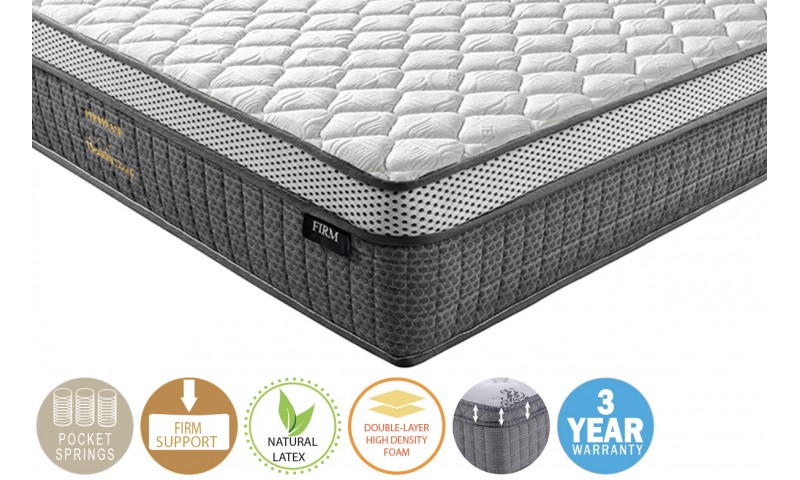 FIRMEASE DOUBLE MATTRESS WITH PILLOW TOP